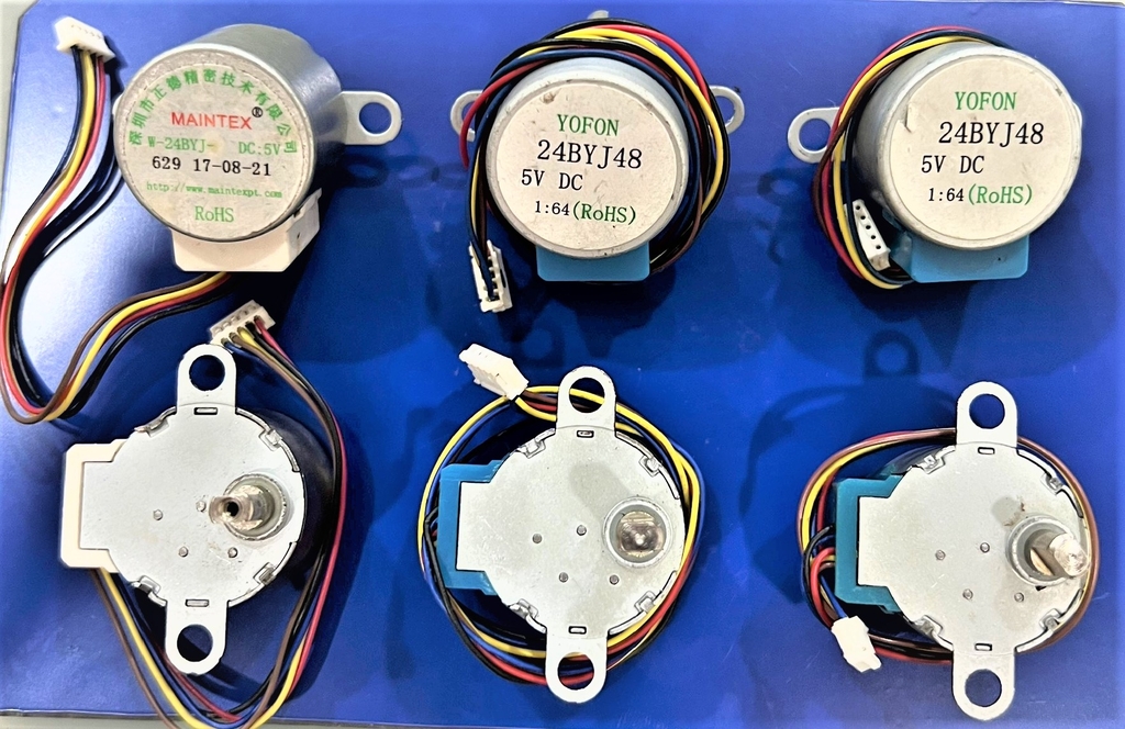 MÔ TƠ BƯỚC 5V DC 24BYJ48 YOFON - Ảnh 3