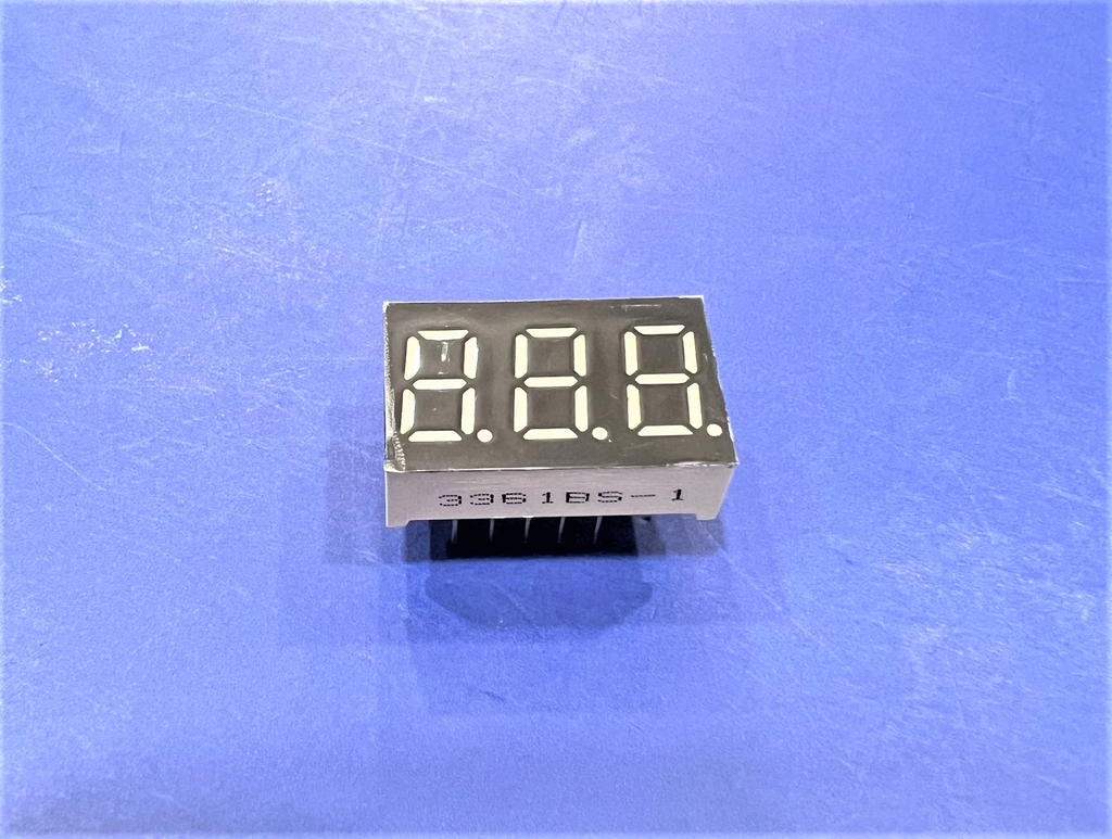 Led 7 đoạn 3 số 0.36inch 3361BS-1 Anode Dương Chung màu Đỏ Red Led - Ảnh 2