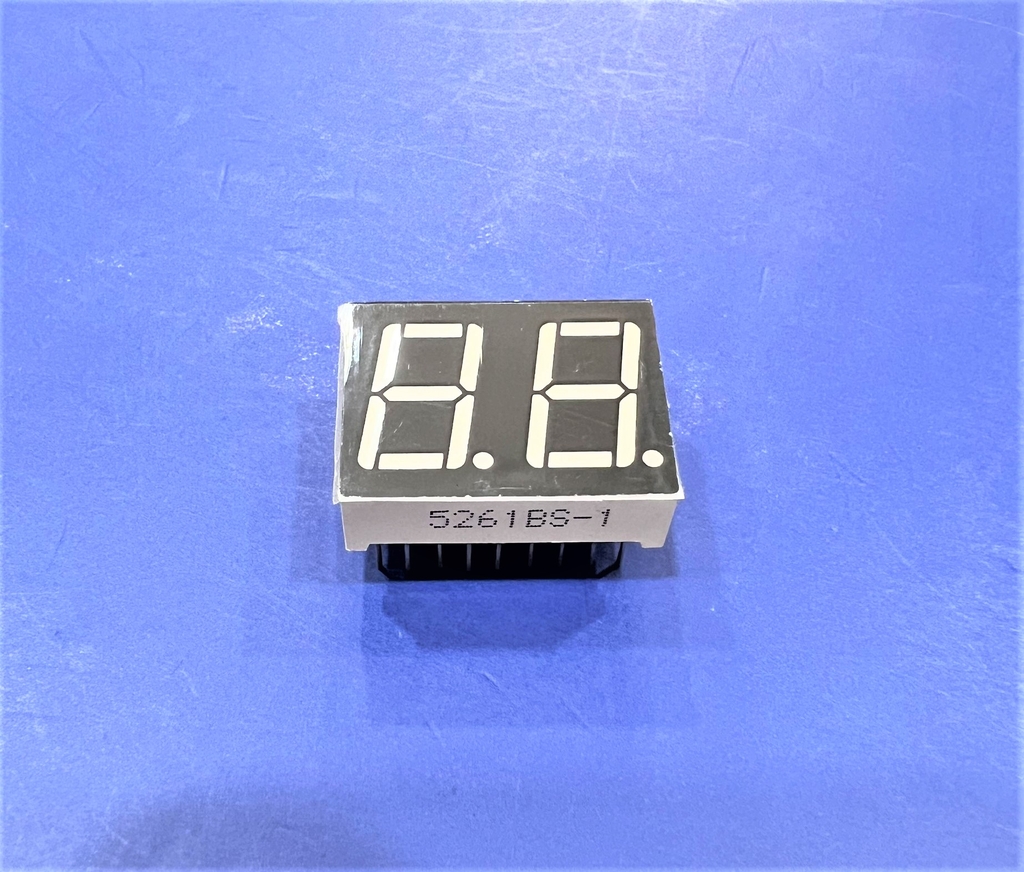 Led 7 đoạn 2 số 0.56inch 5261BS-1 Anode Dương Chung 18 chân màu Đỏ Red Led - Ảnh 2