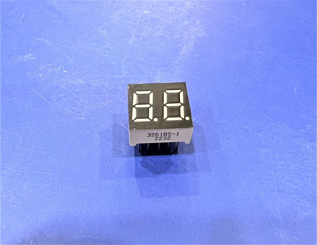 Led 7 đoạn 2 số 0.36inch 3261BS-1 Anode Dương Chung màu Đỏ Red Led - Ảnh 2